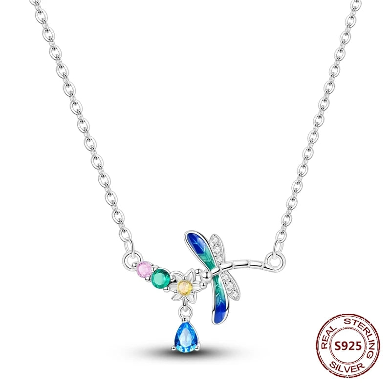 Heart to Heart Necklace 925 Sterling Silver Love Pendant Chain for Women – Wedding & Engagement Fine Jewelry