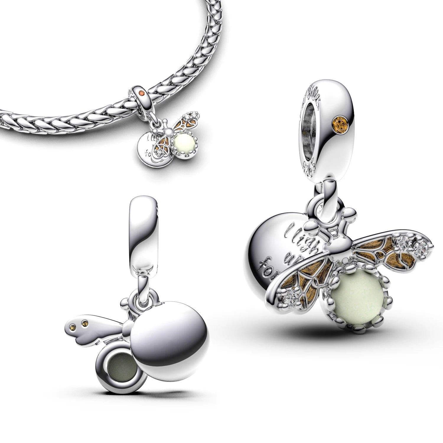 High-Quality 925 Sterling Silver Italian Charm & Pendant Bracelet – Women’s Fine Jewelry Accessory