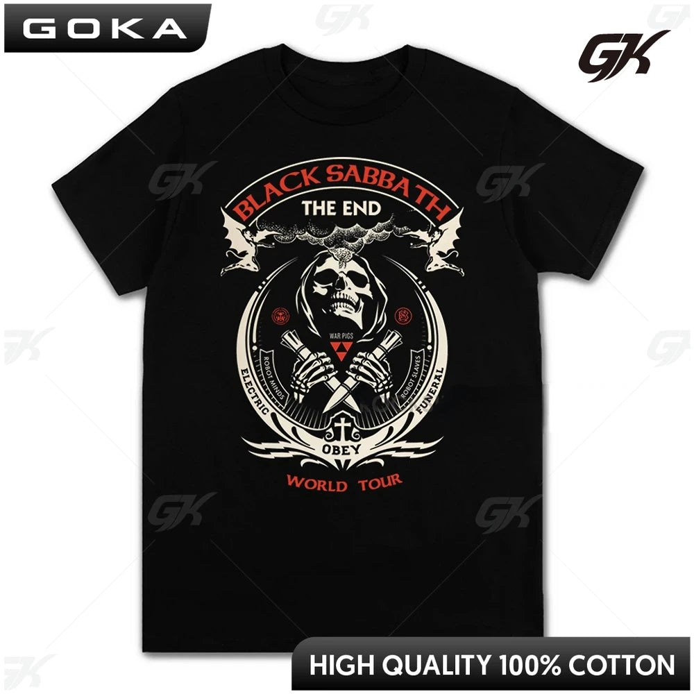 Black Metal Rock Band T-Shirt | Men & Women Casual Graphic Unisex Tee