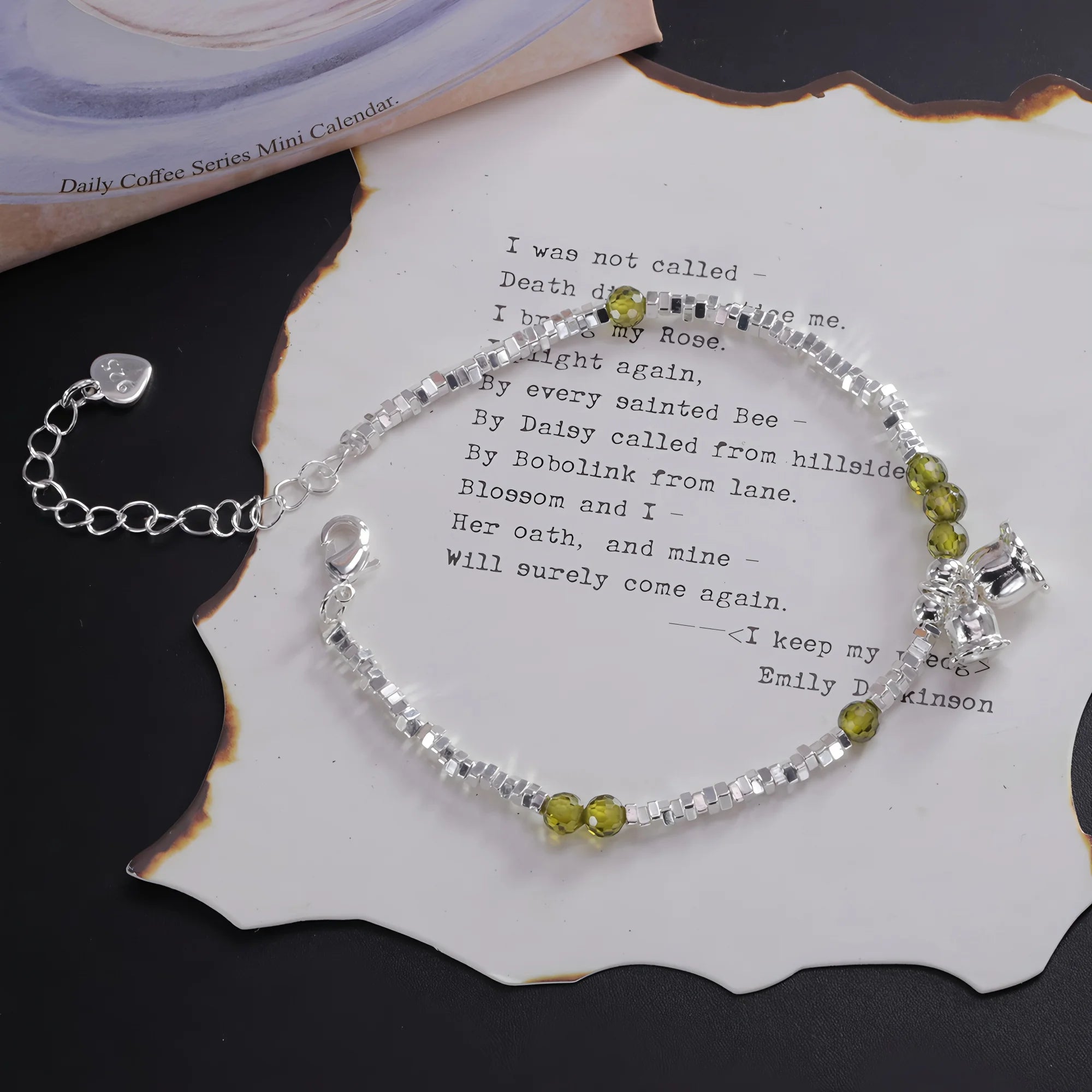 925 Sterling Silver Crushed Silver Bracelet – Irregular Jewelry for Women & Girls