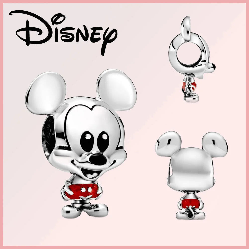 Disney Deadpool Stitch Minnie Winnie 925 Sterling Silver Dangle Charms – Fit Original Bracelet