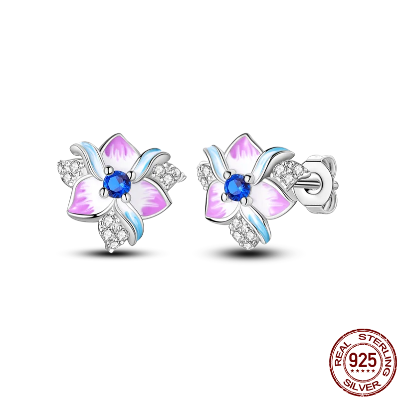 Luxury 925 Sterling Silver Ocean Mermaid Earrings | Pave CZ Fine Jewelry for Women