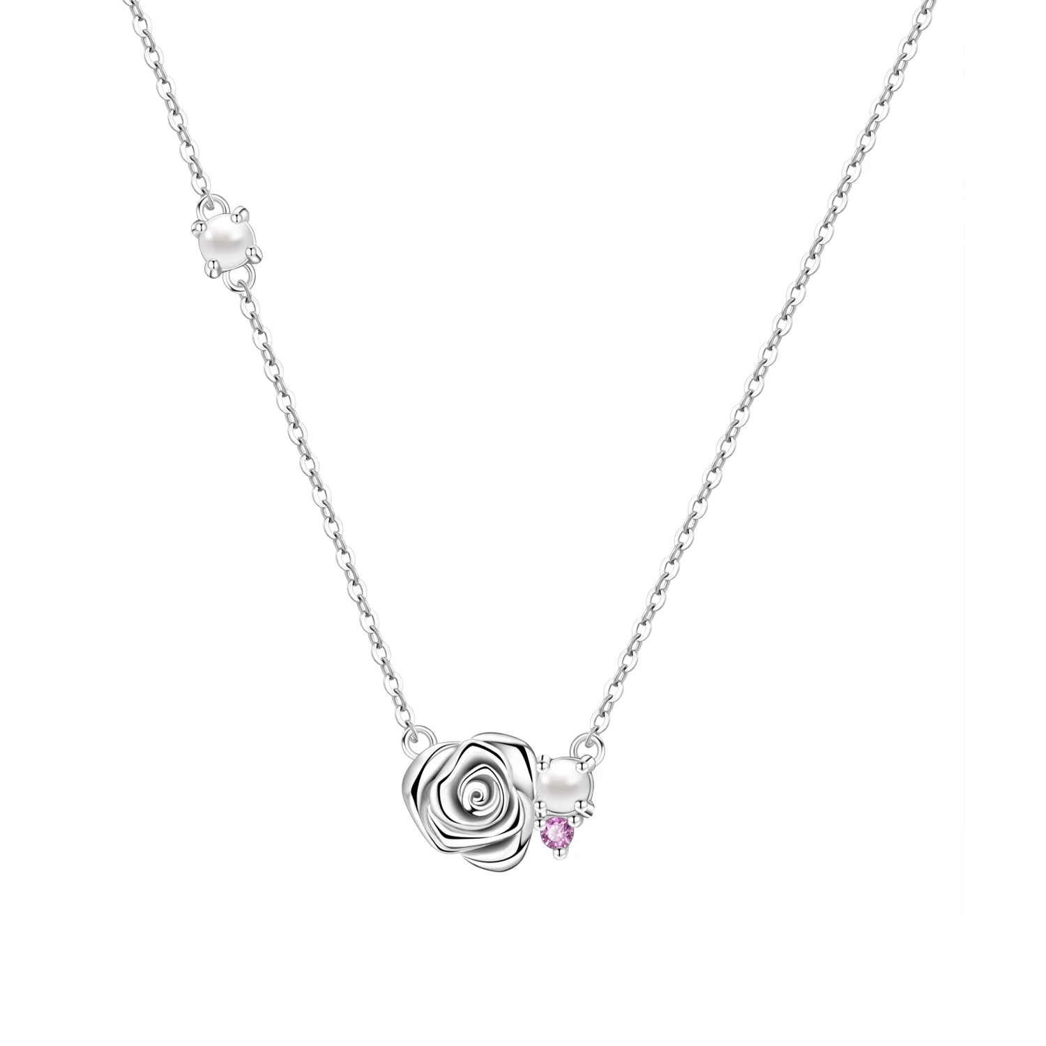 925 Sterling Silver Purple Infinite Love Heart Planet Necklace | Elegant Women’s Fashion Jewelry Birthday Gift
