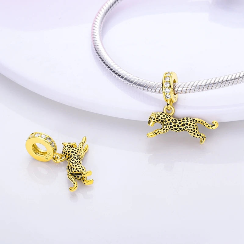 Cute Animal Puppy & Cat Charms | Fit Original 925 Sterling Silver Bracelet – DIY Women’s Fine Jewelry Beads