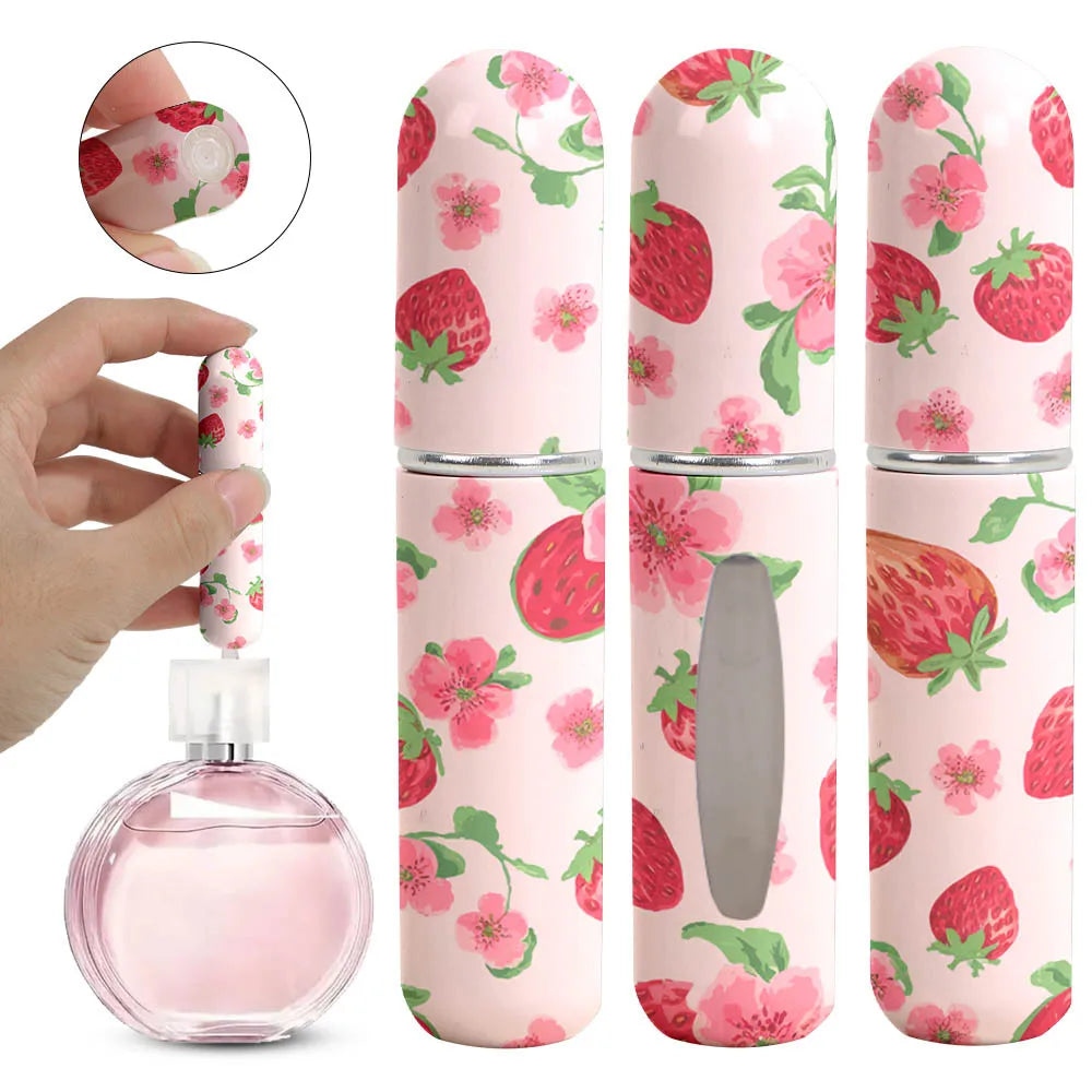 1/2PC 5ML Mini Perfume Bottle – Refillable Portable Spray Atomizer | Travel Cosmetic Container
