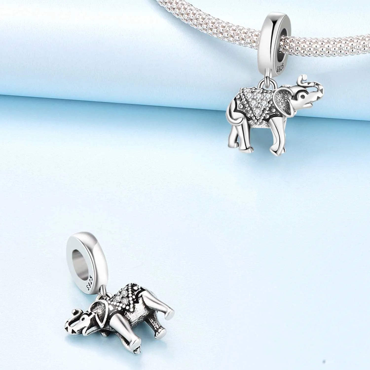 925 Sterling Silver Easter Bunny & Egg Pendants | Bracelet Charms for Women, DIY Jewelry, Party Beads, Exquisite Gift Accessory