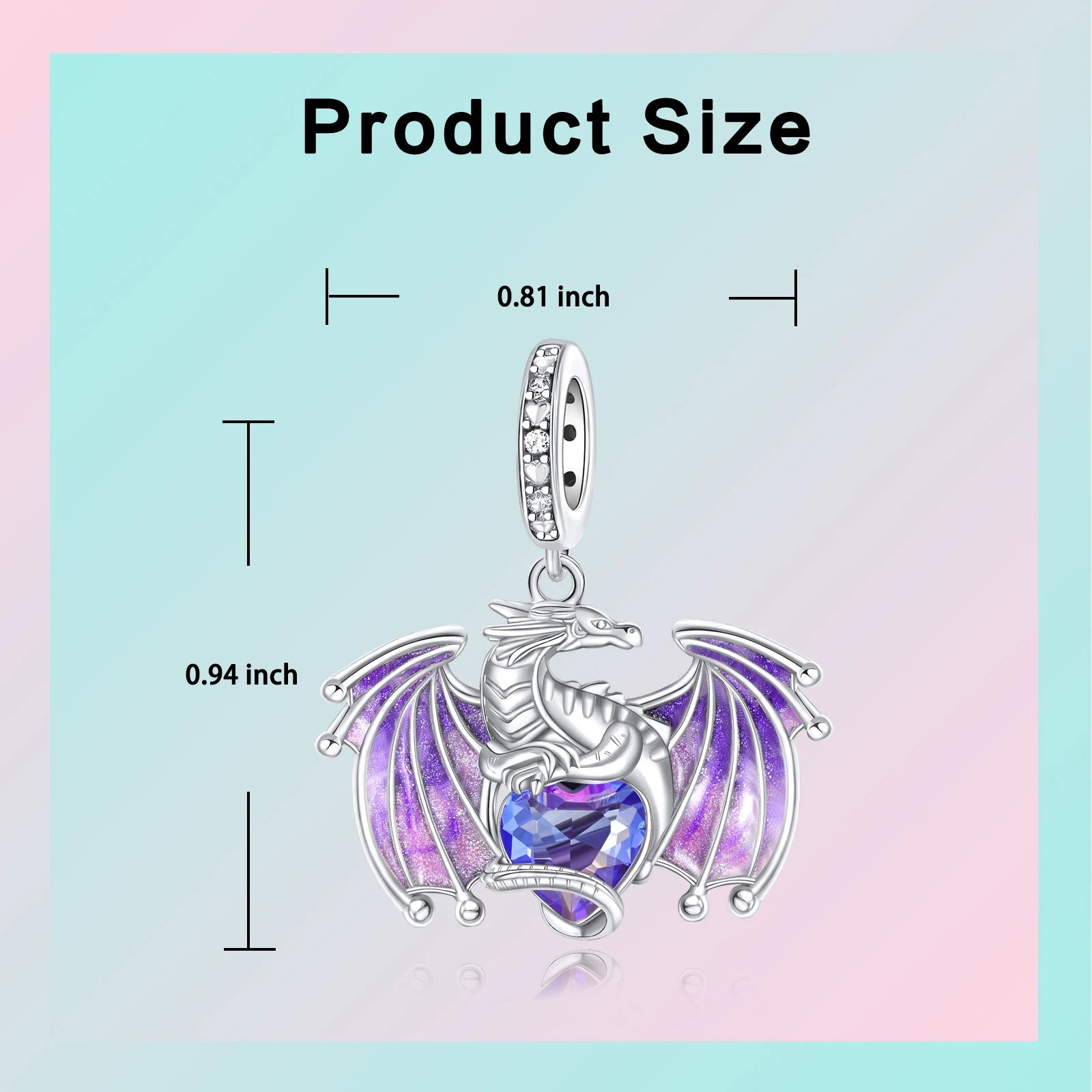 925 Sterling Silver Easter Egg Pendant Charm – DIY Bracelet Jewelry for Women