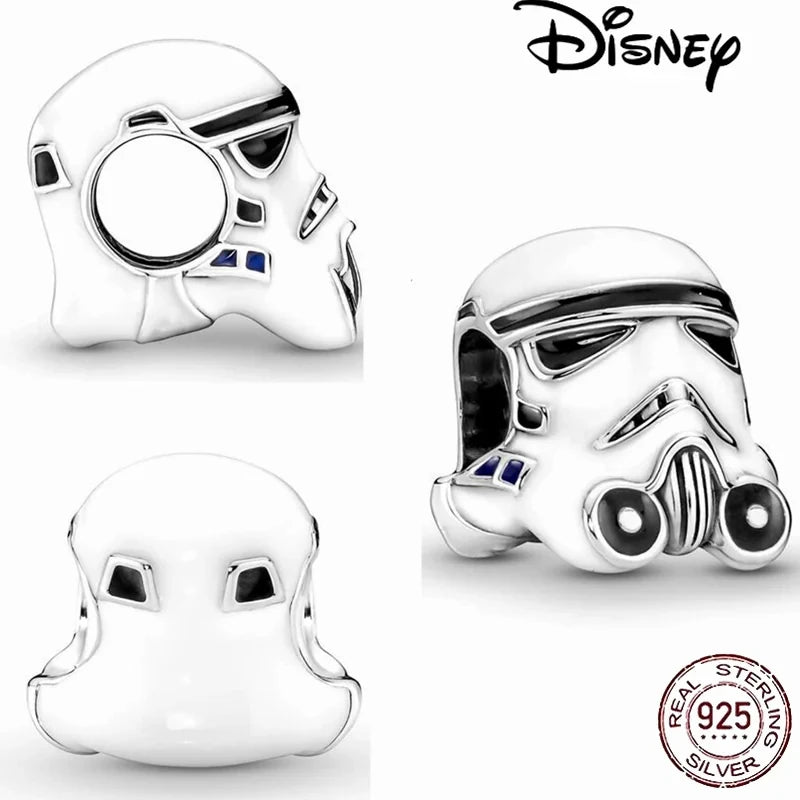 HEROCROSS Disney 925 Sterling Silver Charms | Mickey Mouse, Winnie the Pooh & Stitch Beads Fit Pandora Bracelet