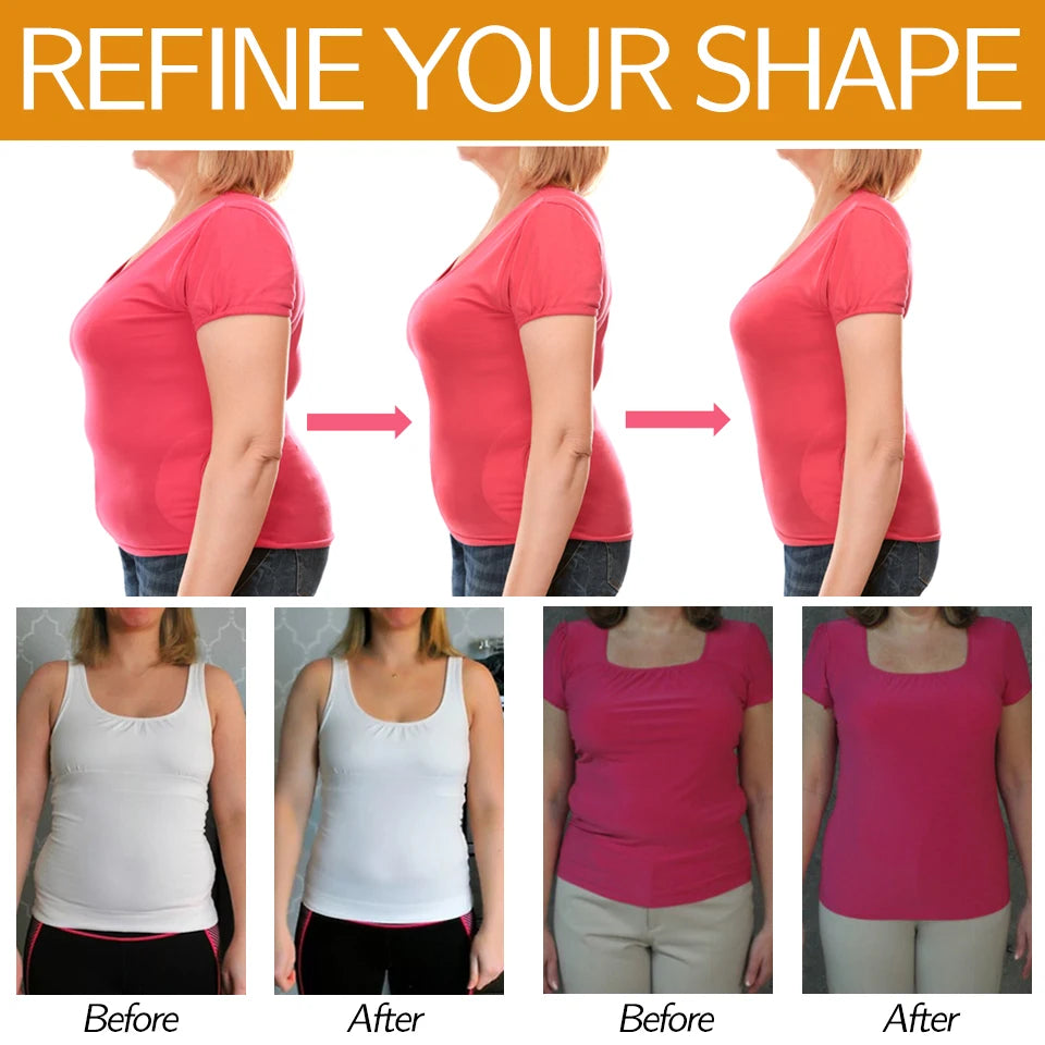 Seamless Shapewear Tank Top Camisole – Women’s Tummy Control Smooth Compression Vest in Nude & Black