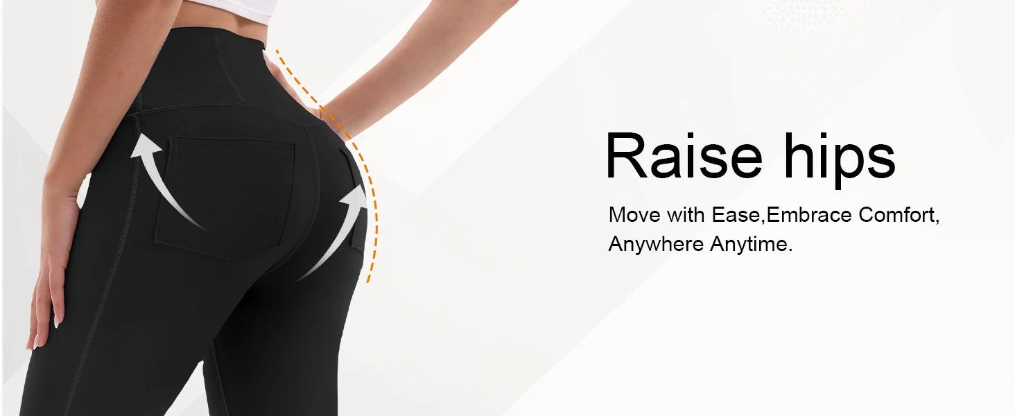 Crossover V-Waist Flare Leggings – Women’s High Waist Tummy Control Wide Leg Yoga & Workout Pants