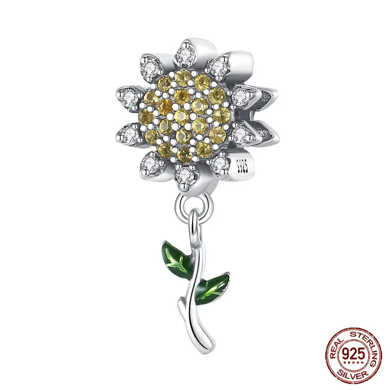 Fashion 925 Sterling Silver Colorful Butterfly Dragonfly Hummingbird Charms – Spring Series Beads Fit 925 DIY Bracelet