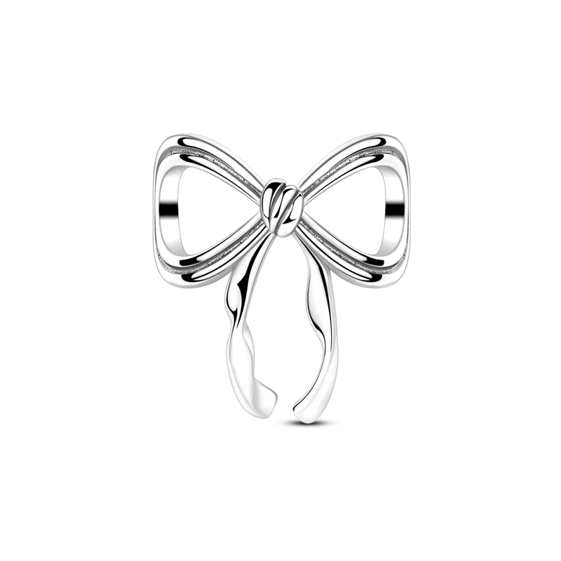 925 Sterling Silver Star, Moon & Heart Safety Chain | CZ Beads Angel Wing Charm for Original Bracelet DIY Jewelry