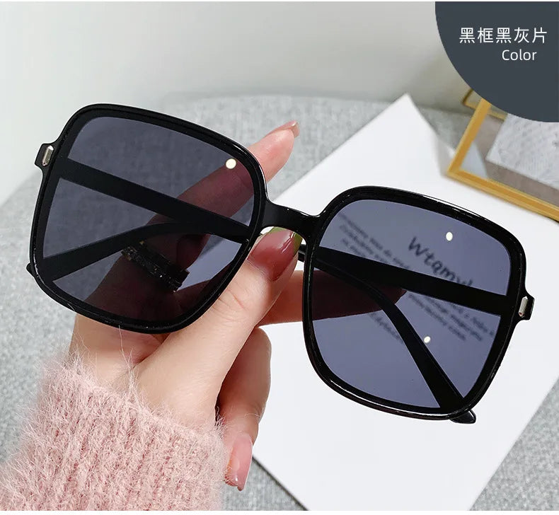 New Oversized Rectangle Sunglasses – Women’s Fashion Square Sun Glasses & Men’s Classic Vintage Eyewear | UV400 Oculos De Sol