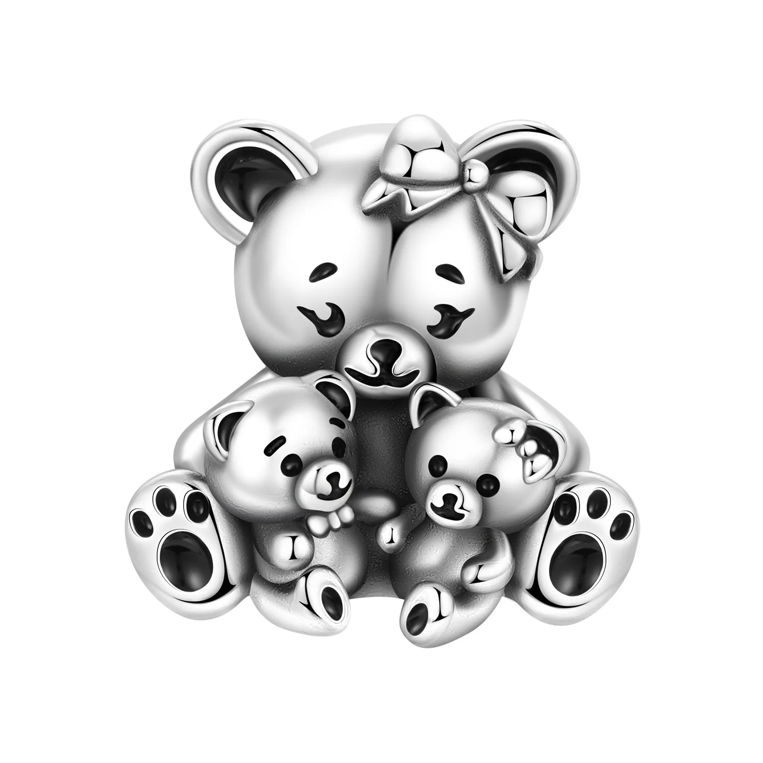 925 Sterling Silver Cute Raccoon Charm Bead | Animal Bracelet Decoration DIY Jewelry Birthday Gift