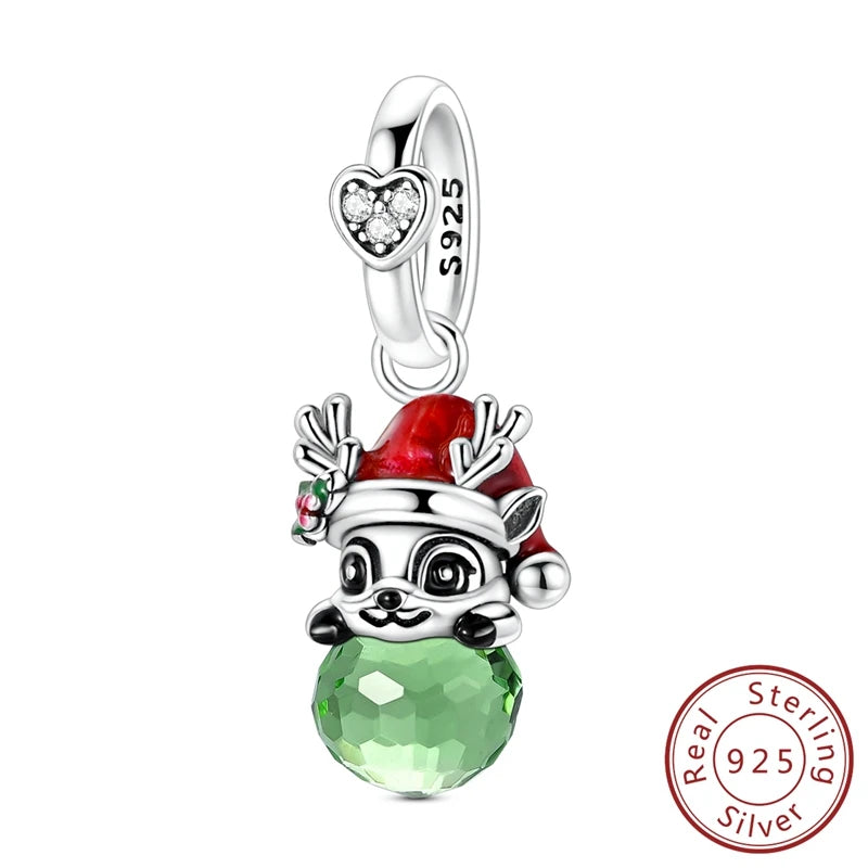 2025 Original 925 Sterling Silver Christmas & Halloween Charms | Santa Claus Snowman Beads Fit Bracelet Pendant Jewelry Gift