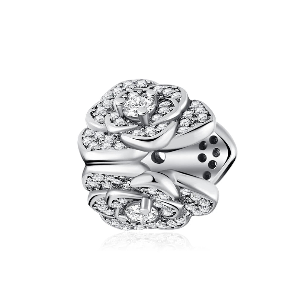 Hot New S925 Sterling Silver Butterfly Clover Shoes Charm Bead | Original Bracelet DIY Dangle Jewelry Gift for Women