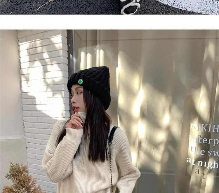 Autumn Winter Knitted Zipper Collar Dress for Women – Long Sleeve Loose Fit Pure Color H-Shape Casual Warm Dress