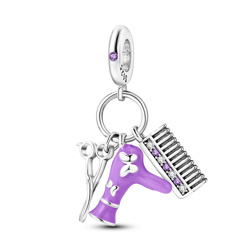 100% 925 Sterling Silver Dinosaur Frog Butterfly Charms Beads | Fit 4mm Bracelets DIY Anniversary Jewelry