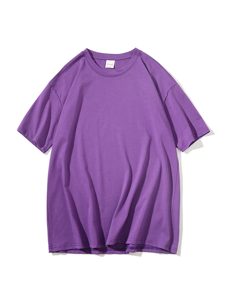 LEGIBLE 2025 Summer Women Short Sleeve T-Shirt – Loose Solid O-Neck Casual Tee 🌞👚