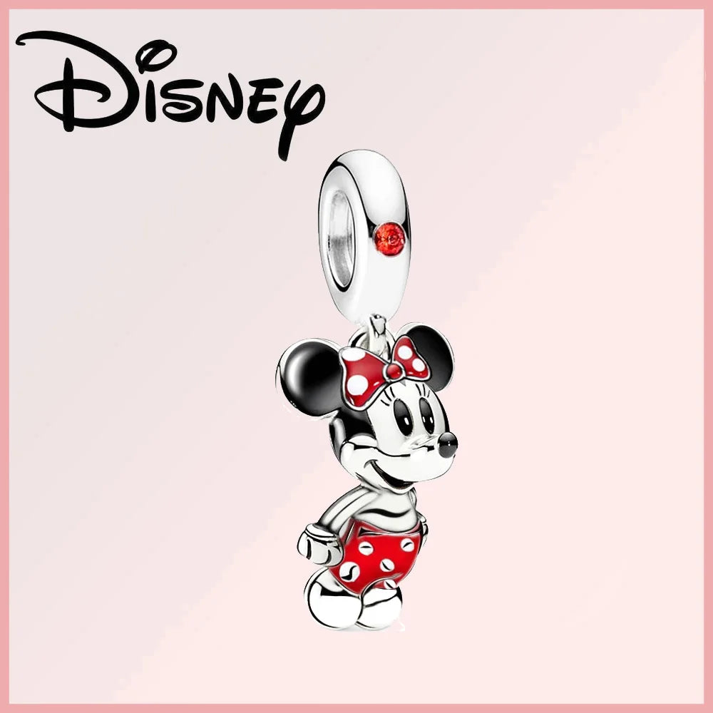 Disney Deadpool Stitch Minnie Winnie 925 Sterling Silver Dangle Charms – Fit Original Bracelet