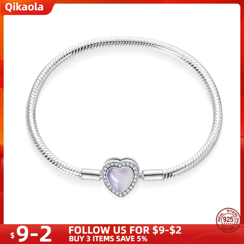 S925 Sterling Silver Snake Bone Chain Bracelet | Pandora Fit DIY Jewelry