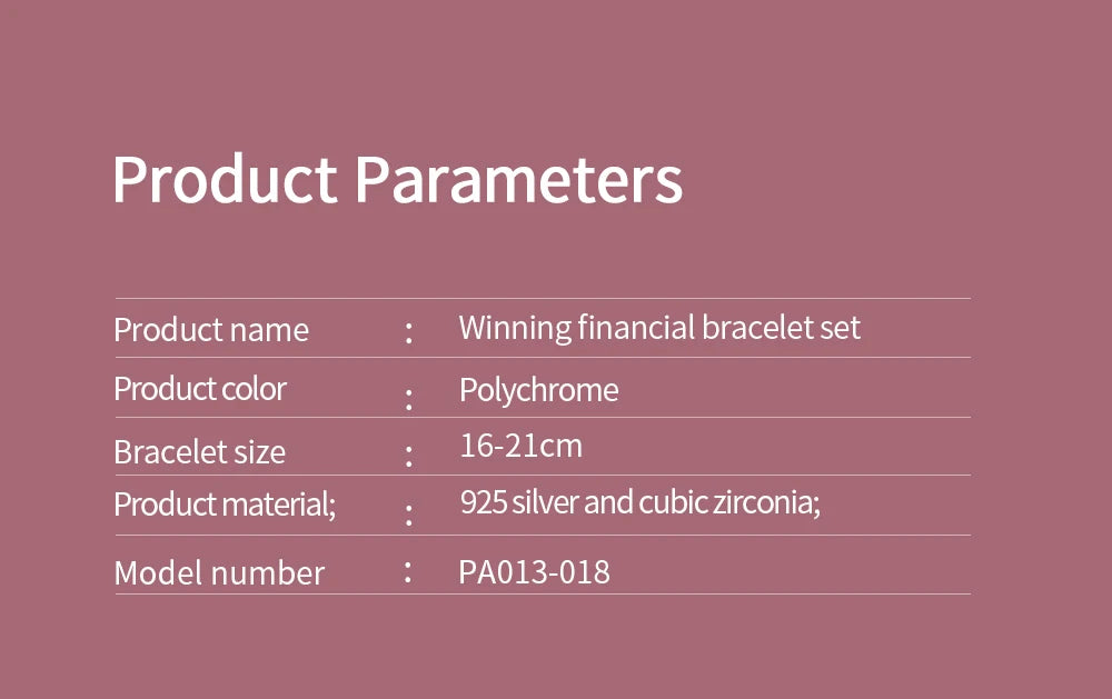 925 Sterling Silver Women’s Bracelet Set | Luxury Pandora Fit Jewelry