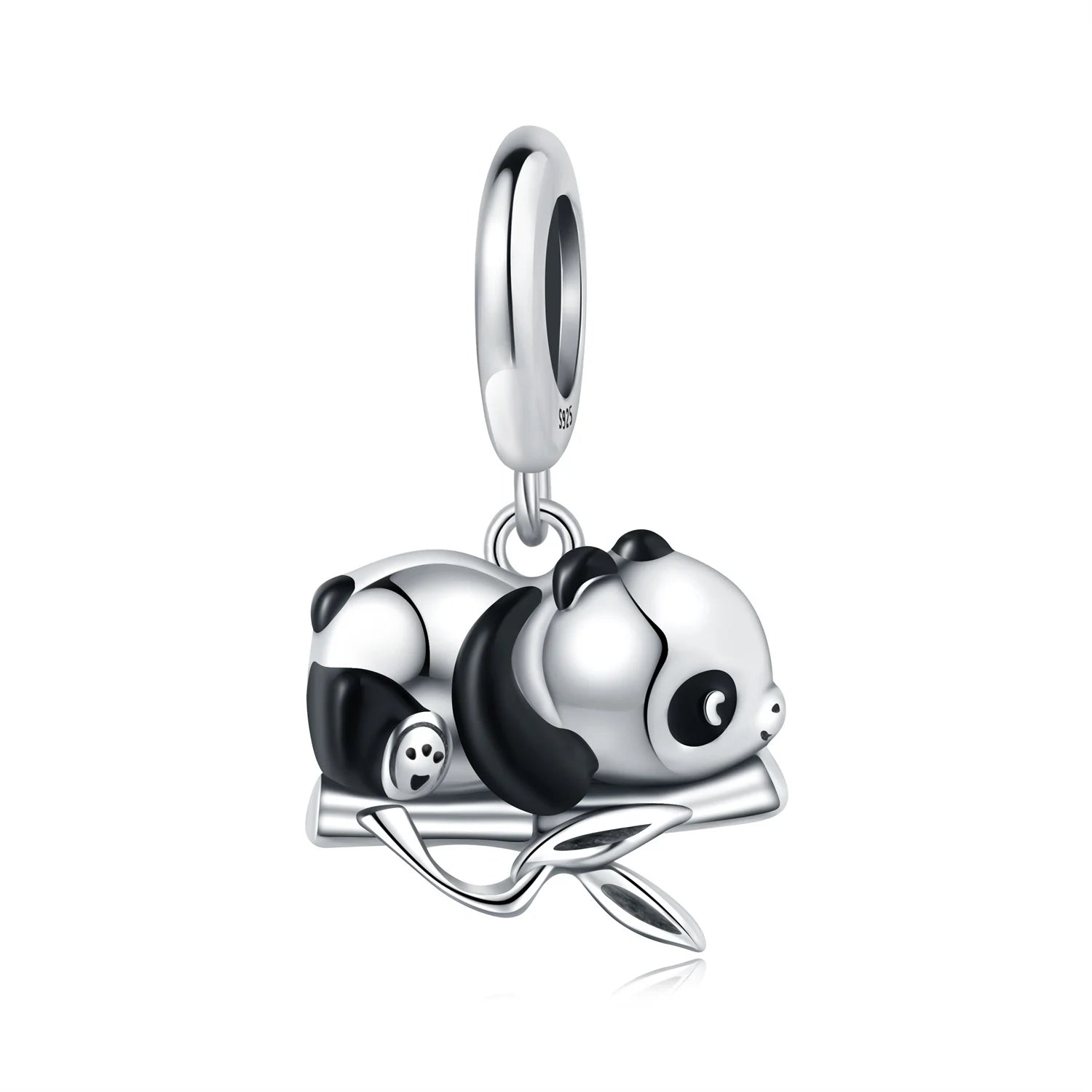 925 Sterling Silver Cute Panda & Penguin Charm Bead | Fun Animal Pendant for Women DIY Bracelet Jewelry Gift