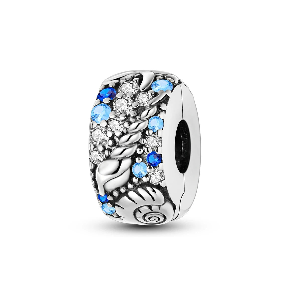 Original 925 Sterling Silver Stopper Bead Clip Charm | Fits Bangle Bracelet DIY Jewelry