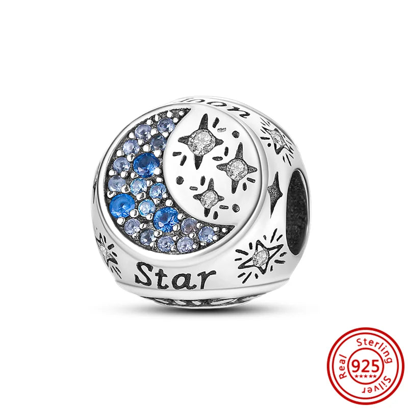 New 925 Sterling Silver Heart Paw Print Bone Clover Flower Heartbeat Charms | Fit Original Bracelet Women Jewelry Gift