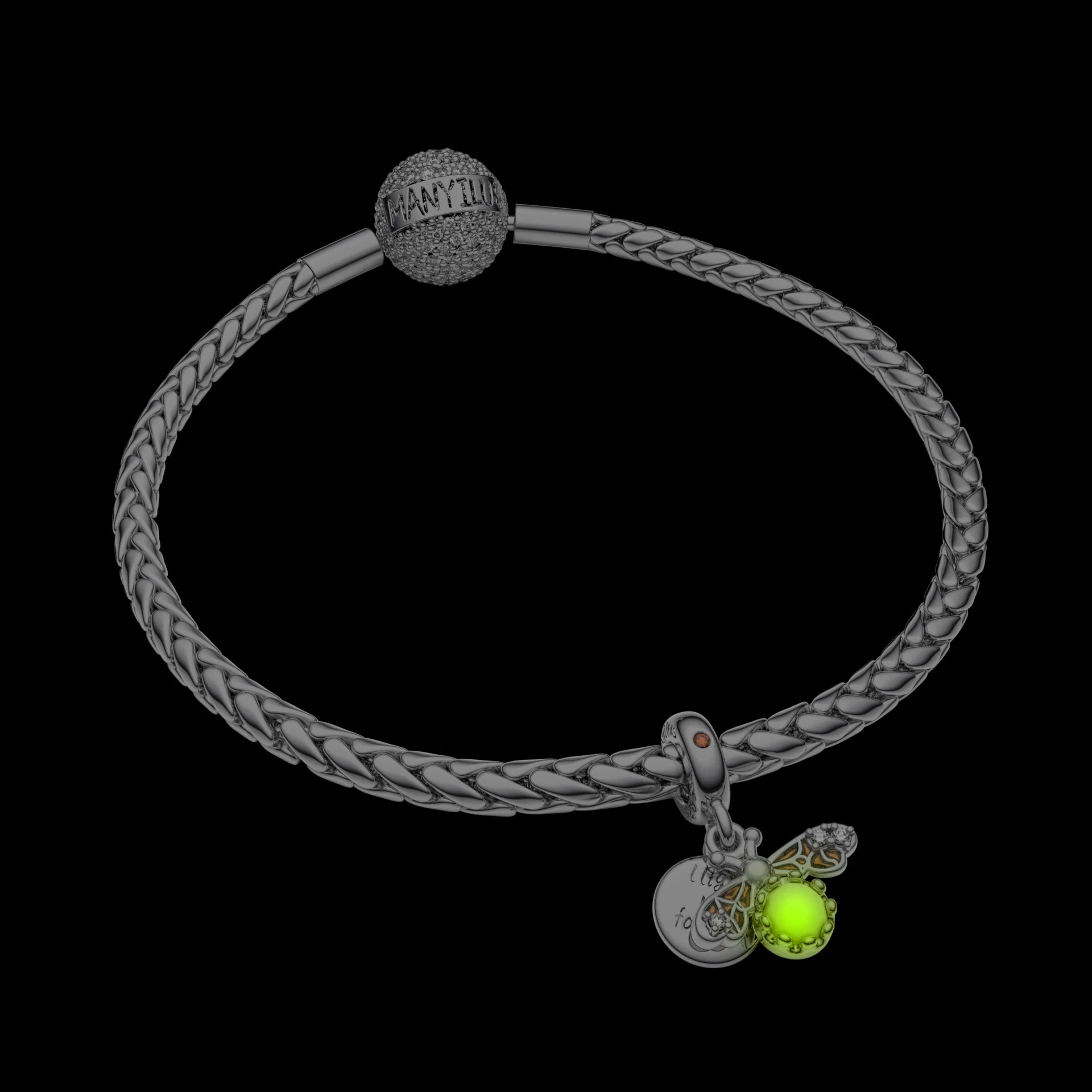 High-Quality 925 Sterling Silver Italian Charm & Pendant Bracelet – Women’s Fine Jewelry Accessory