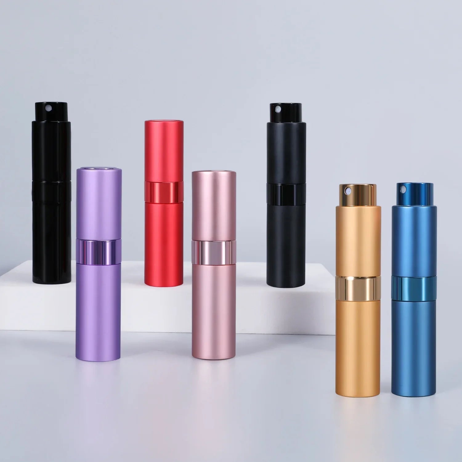 8ML Aluminum Refillable Perfume Bottle – Portable Empty Cosmetic Spray Atomizer | Travel Mini Spray Bottle