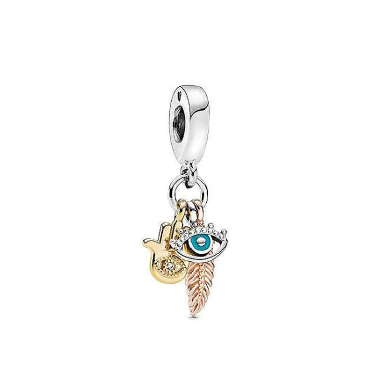 925 Sterling Silver Astronaut, Dream Catcher & Snowflake Charms – Chili Beads Fit Pandora Bracelet DIY Jewelry Gift for Women