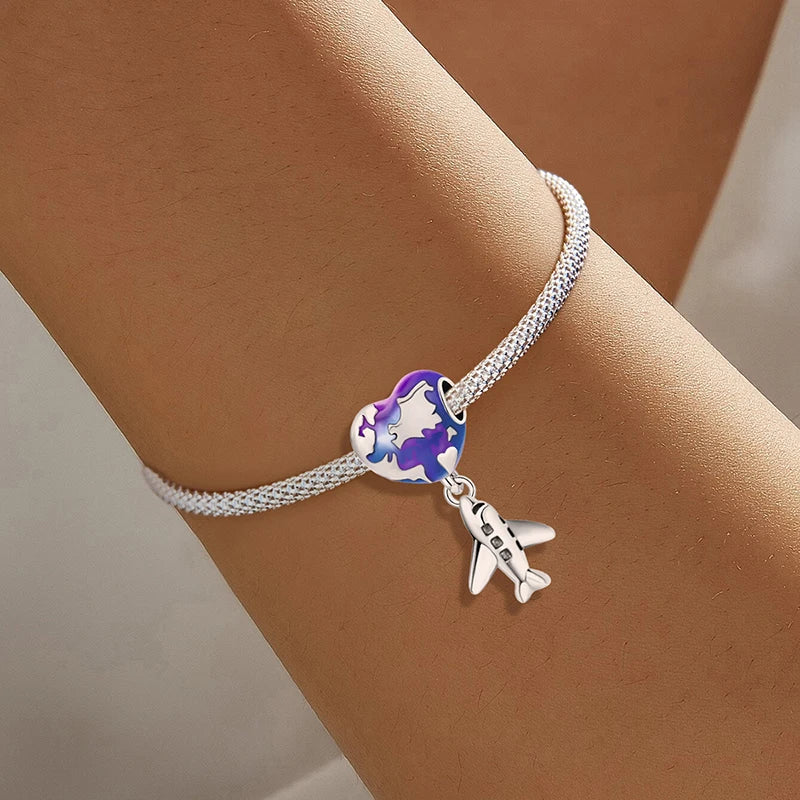 925 Sterling Silver Turtle Dolphin Series Charms | Ocean Beads Fit DIY Bracelet Necklace Women Jewelry Gift