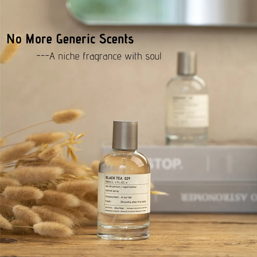 100ML Unisex Sandalwood Perfume | Fresh Fruity Eau De Toilette with Bergamot | Long-Lasting Body Spray for Men & Women