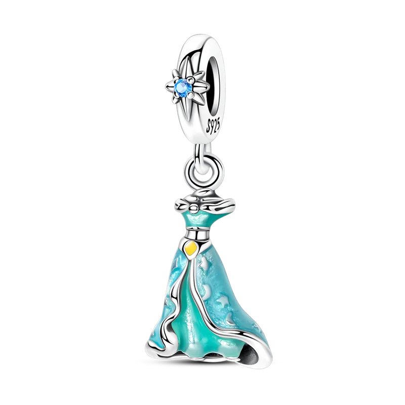 925 Sterling Silver Zircon Bowknot Heart Balloon Charms | Original Pendant Beads Fit Bracelet DIY Fine Jewelry for Women