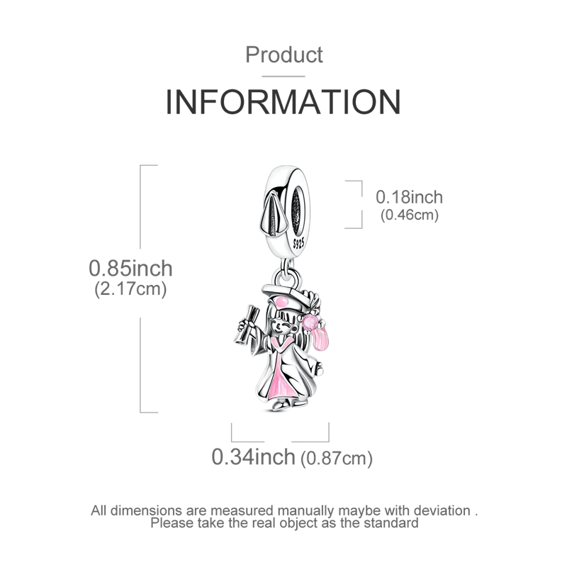 925 Sterling Silver Zircon Bowknot Heart Balloon Charms | Original Pendant Beads Fit Bracelet DIY Fine Jewelry for Women