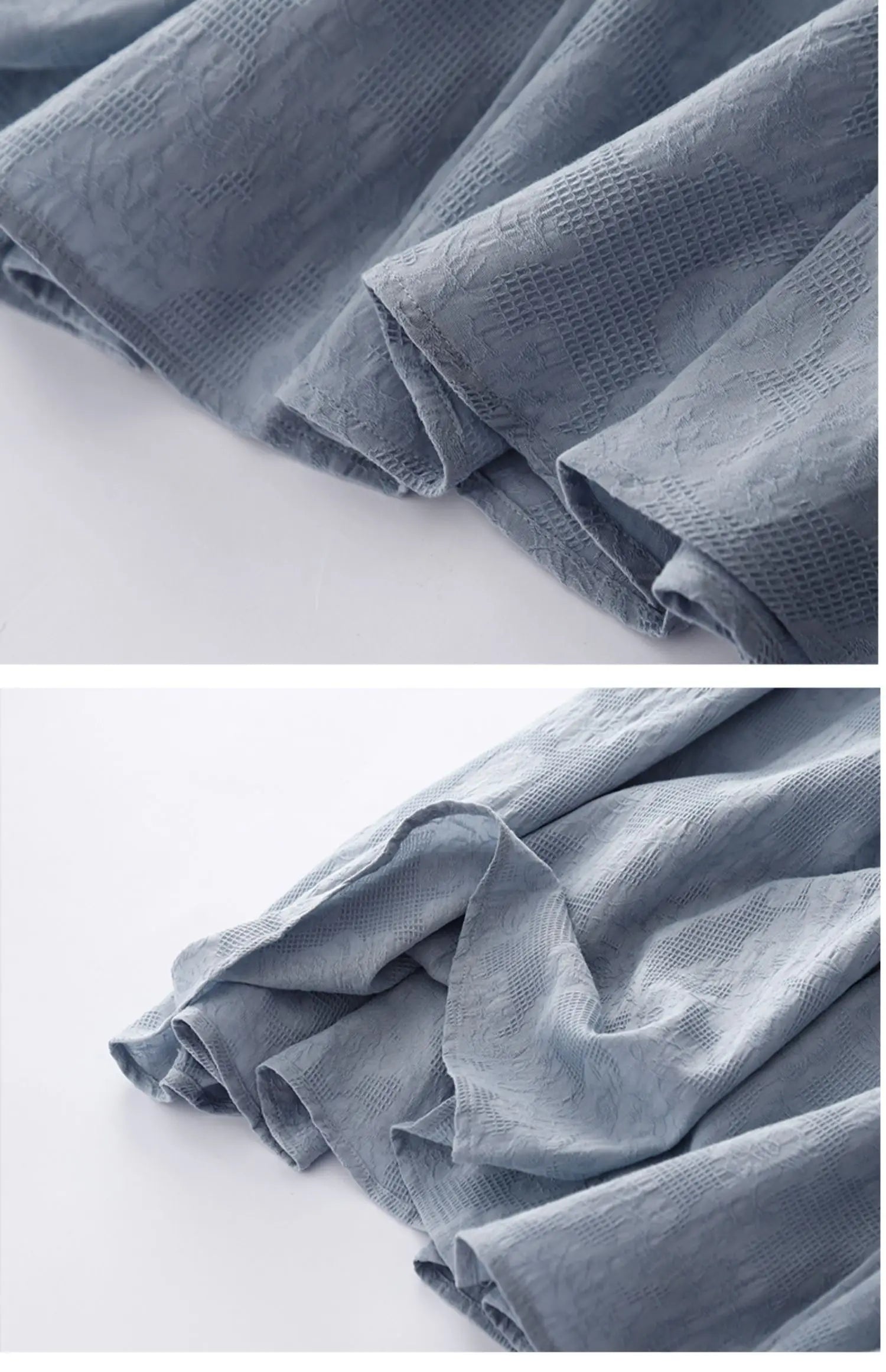 Japanese Style Loose Cotton Linen Dress – Women’s Vintage A-Line Over-Knee Long Dress with Round Neck