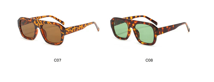 Classic Rectangular Large Frame Sunglasses – Women Fashion New Retro Sun Glasses | INS Eyeglasses Men Unisex
