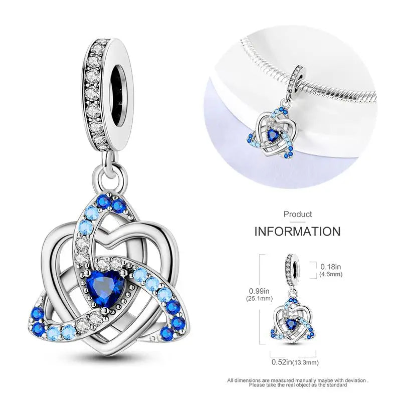 925 Sterling Silver Flying Bird & Butterfly Safety Chain Charm Beads for Original 3mm Bracelet – DIY Jewelry Gift