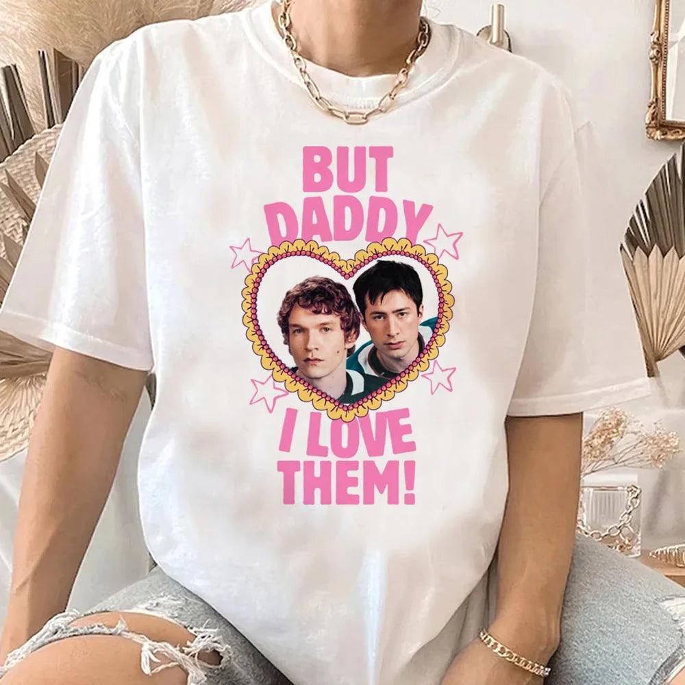 Hot Heated Rivalry T-Shirt 🔥 Women Cartoon Graphic Y2K Streetwear Top ✨