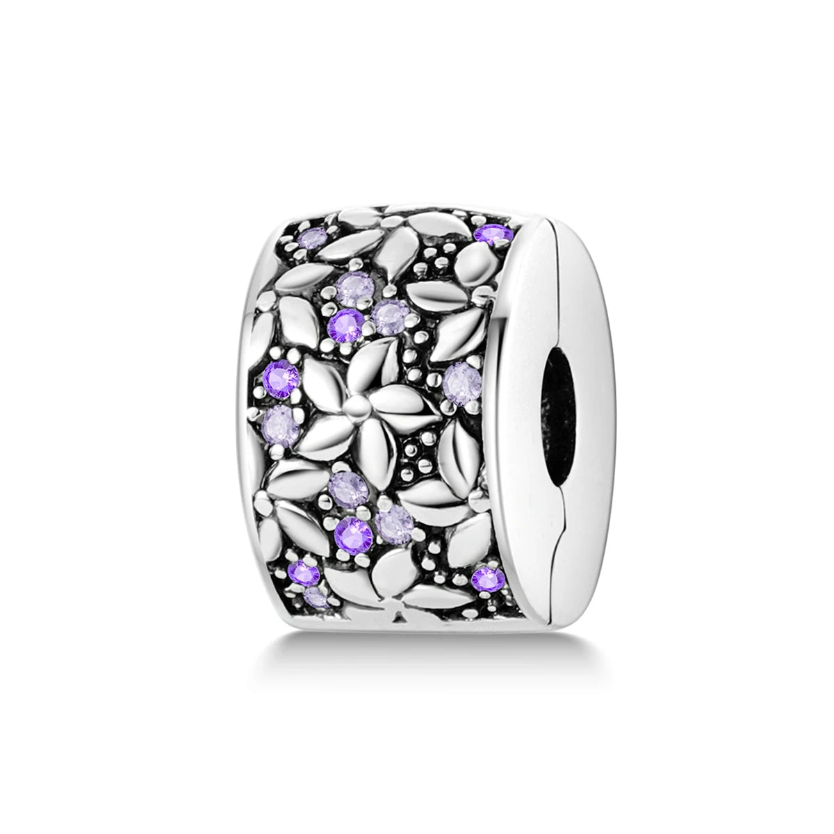 Original 925 Sterling Silver Stopper Bead Clip Charm | Fits Bangle Bracelet DIY Jewelry