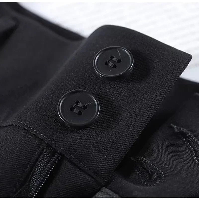 Lady Baggy High Waist Suit Pants | Women’s Classic Straight Leg Trousers | Casual Daily Slacks
