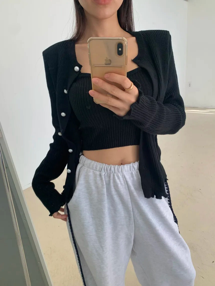 Chic Autumn Winter Loose Casual Pants – Color Block Side Stripe Floral Women Sweatpants Long Trousers