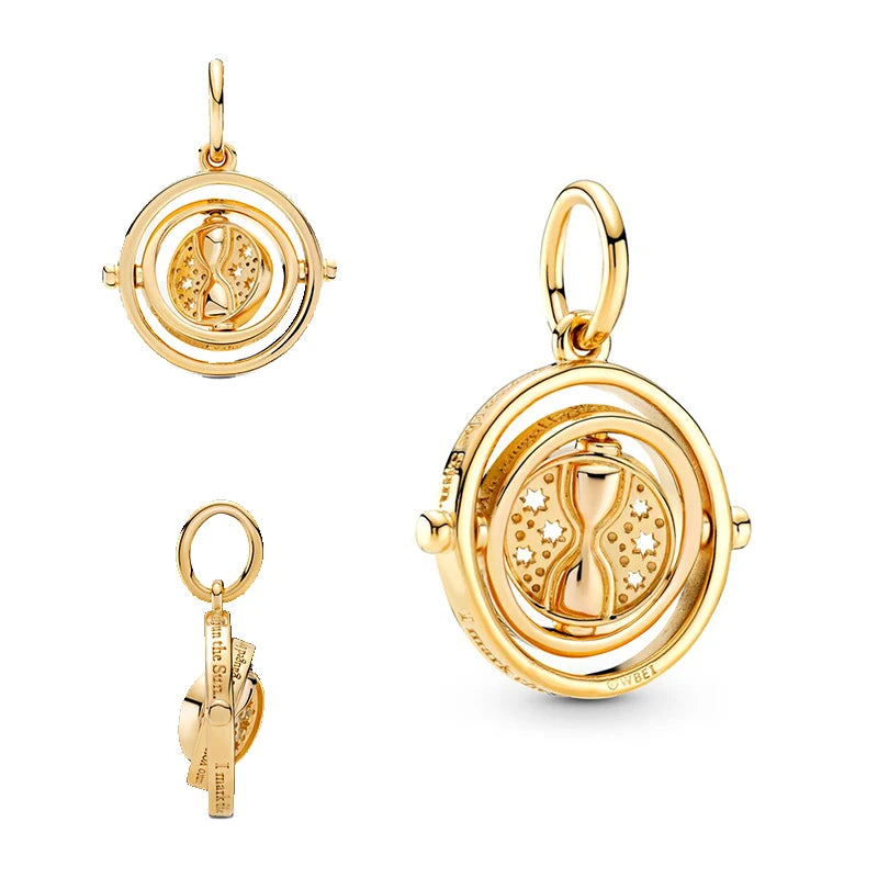 Disney Harry Potter 925 Sterling Silver Charm Bead | Fits Original Bracelet | Women’s DIY Jewelry Gift