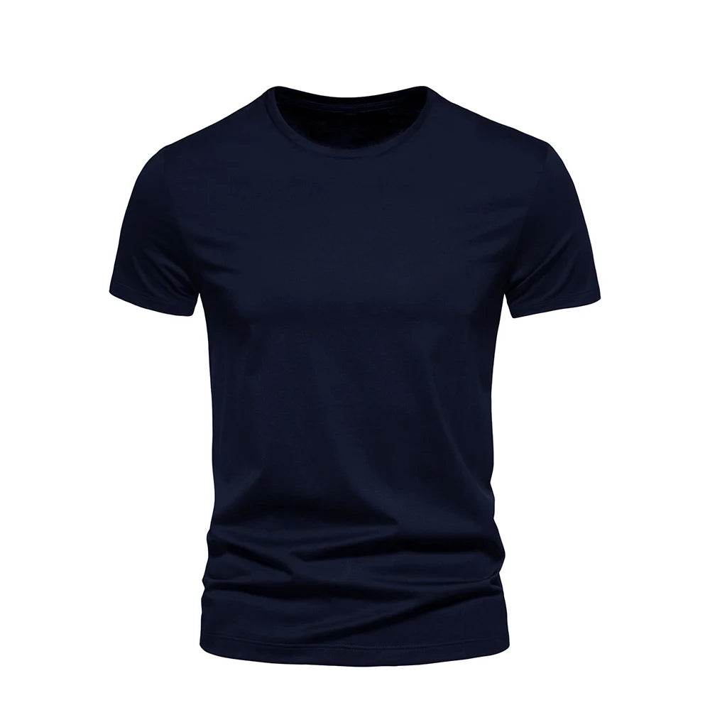 Men’s Solid Color Quick-Dry T-Shirt | Black Casual Gym & Running Fitness Tee