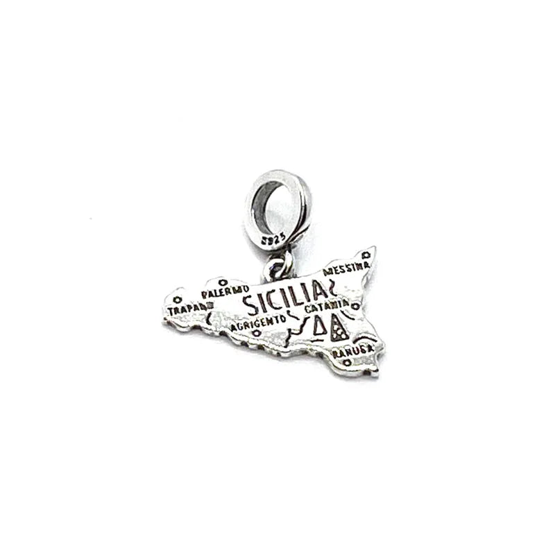 925 Sterling Silver Airplane, Leaf & Angel Charms | Painted Bead Pendants Fit Original European Bracelet DIY Jewelry