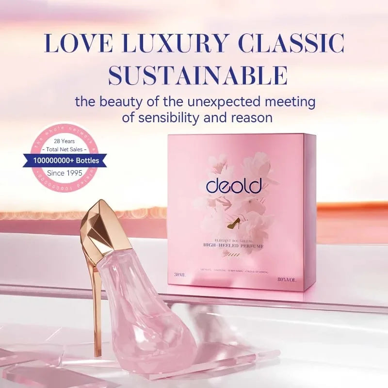 30ML Long-Lasting High Heels Women’s Perfume – Floral Fruity Elegant Eau De Parfum | Alluring Pheromone Scent Spray