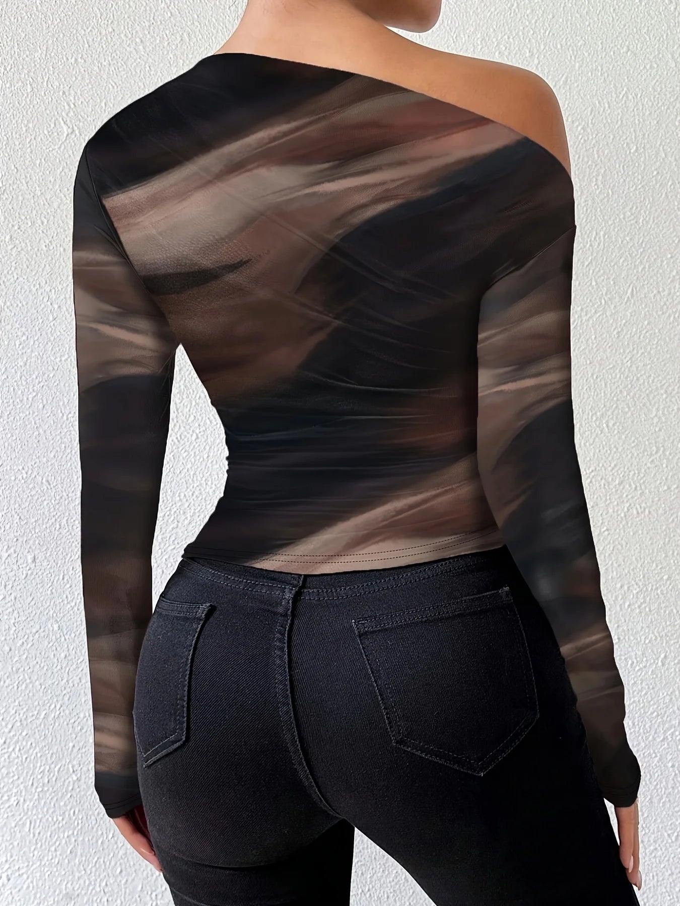 Elegant Casual Women’s Long Sleeve T-Shirt – Loose Fashion Top for Weekend & Holiday Wear