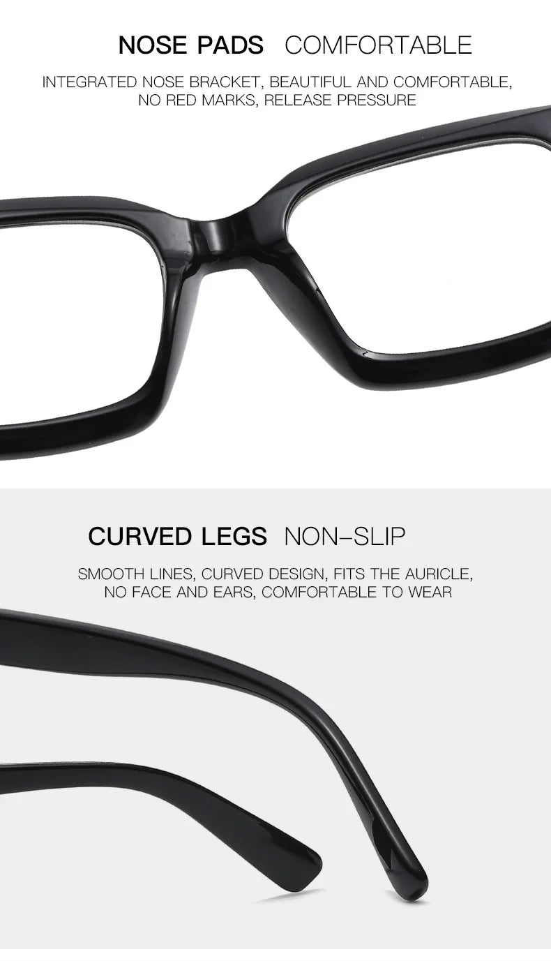 Fashion Reading Glasses for Women 2023 – New Square Anti Blue Light Presbyopia Eyeglasses | Vintage Computer Optical Eyewear +1.0 to +3.5