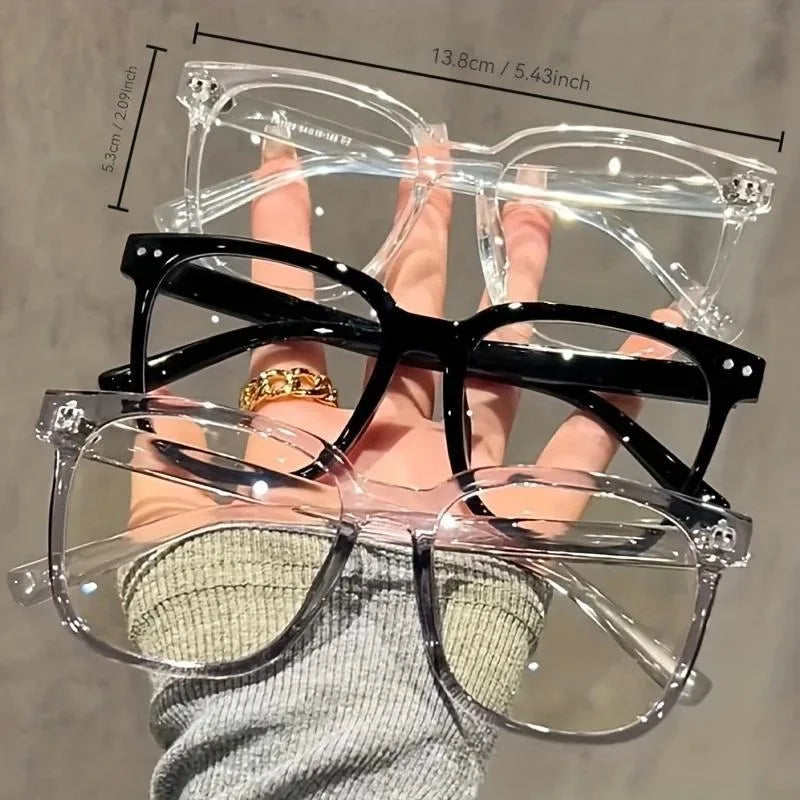 New Transparent Computer Glasses – Unisex Anti Blue Light Eyewear for Women & Men | Optical Spectacle Frame